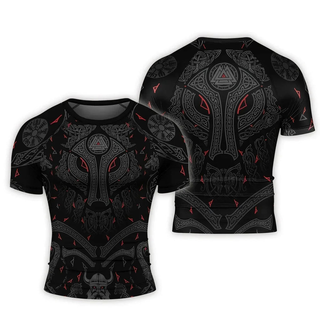 Gwade Hound of Valdar Men's Short Sleeve Rash Guard
