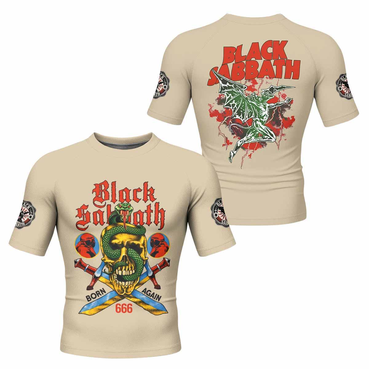 Black Sabbath Born Again Rash Guard