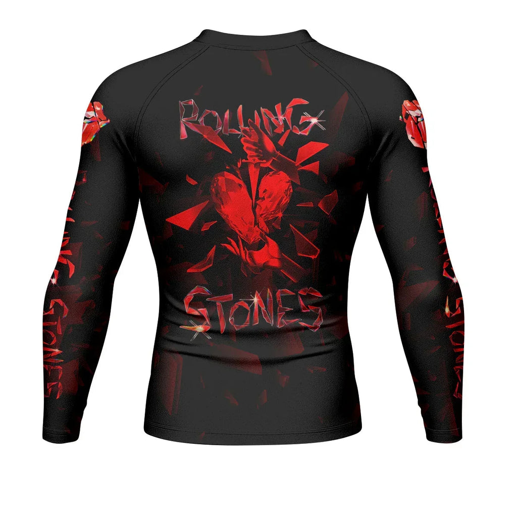 The Rolling Stones Tongue Logo Rash Guard