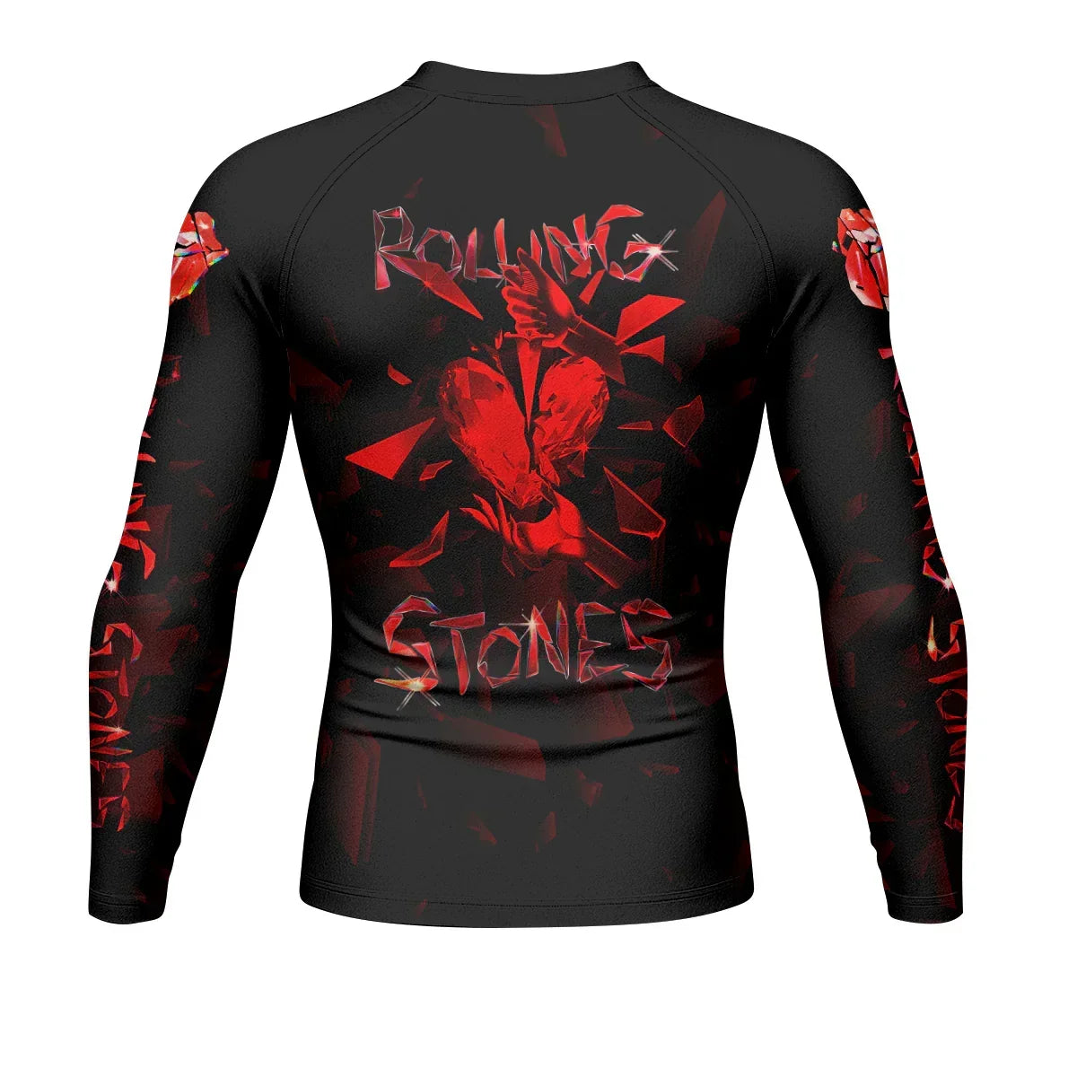 The Rolling Stones Tongue Logo Rash Guard