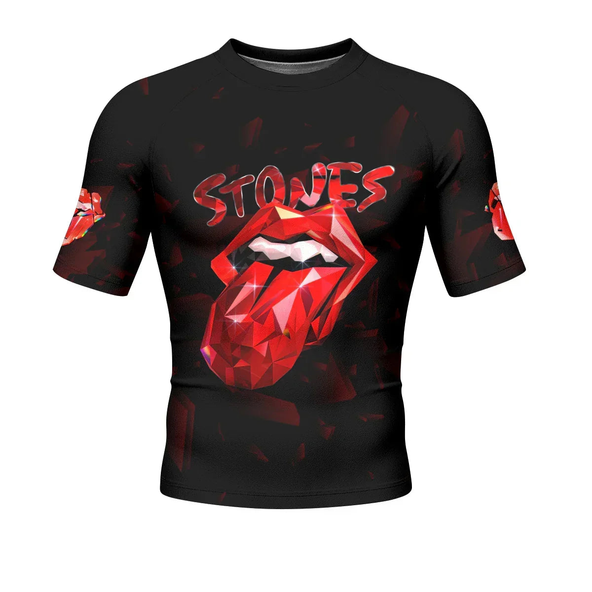 The Rolling Stones Tongue Logo Rash Guard