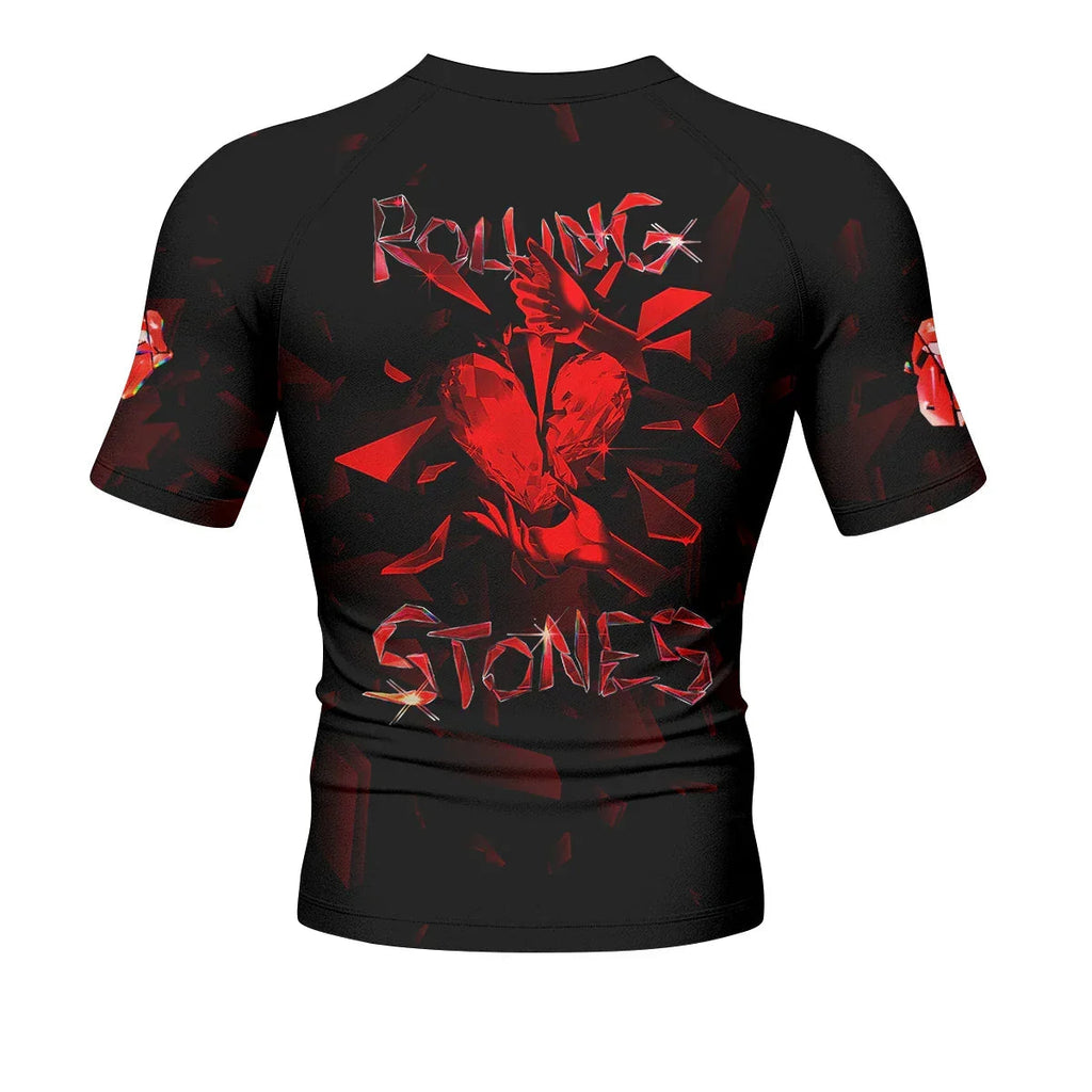 The Rolling Stones Tongue Logo Rash Guard