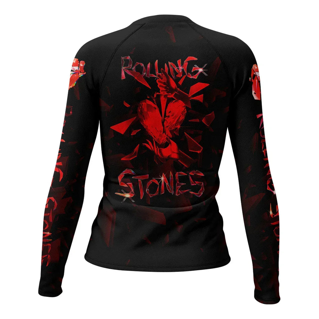 The Rolling Stones Tongue Logo Rash Guard