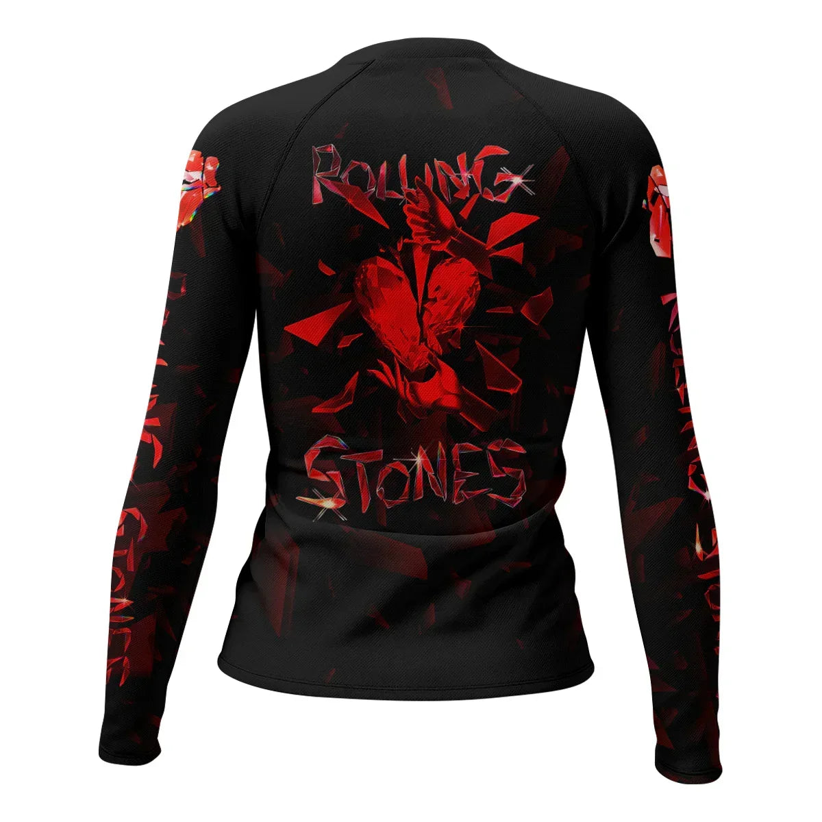 The Rolling Stones Tongue Logo Rash Guard
