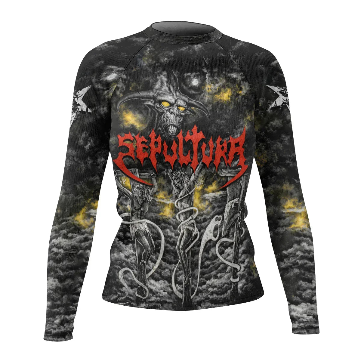 Sepultura Demonic Sacrifice Rash Guard
