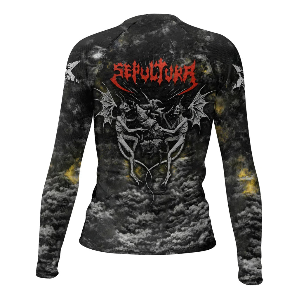 Sepultura Demonic Sacrifice Rash Guard