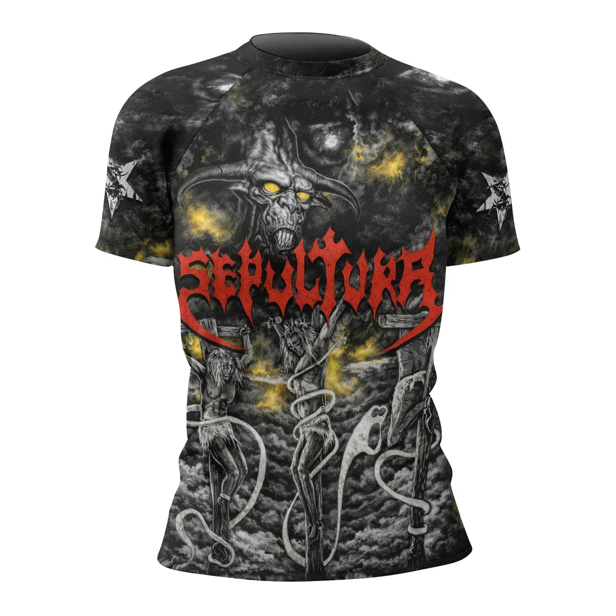 Sepultura Demonic Sacrifice Rash Guard