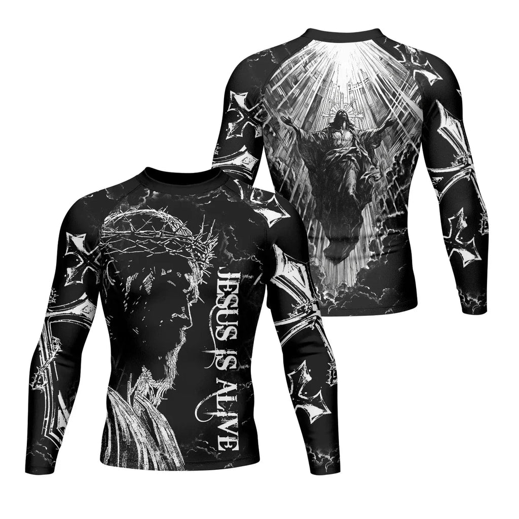 Jesus Is Alive Rash Guard