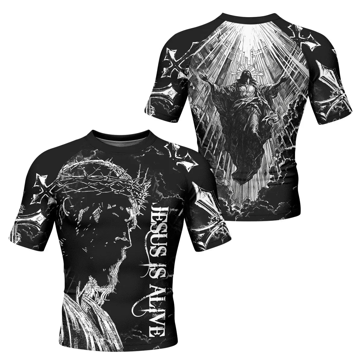 Jesus Is Alive Rash Guard