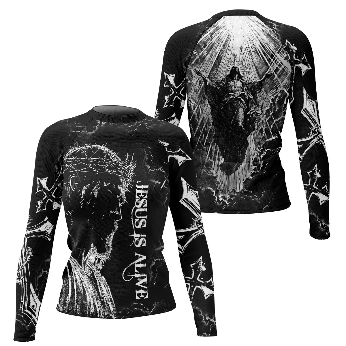 Jesus Is Alive Rash Guard