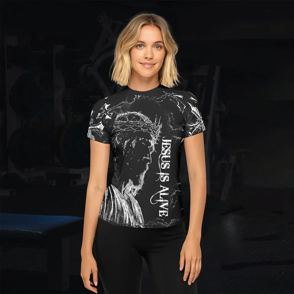 Jesus Is Alive Rash Guard