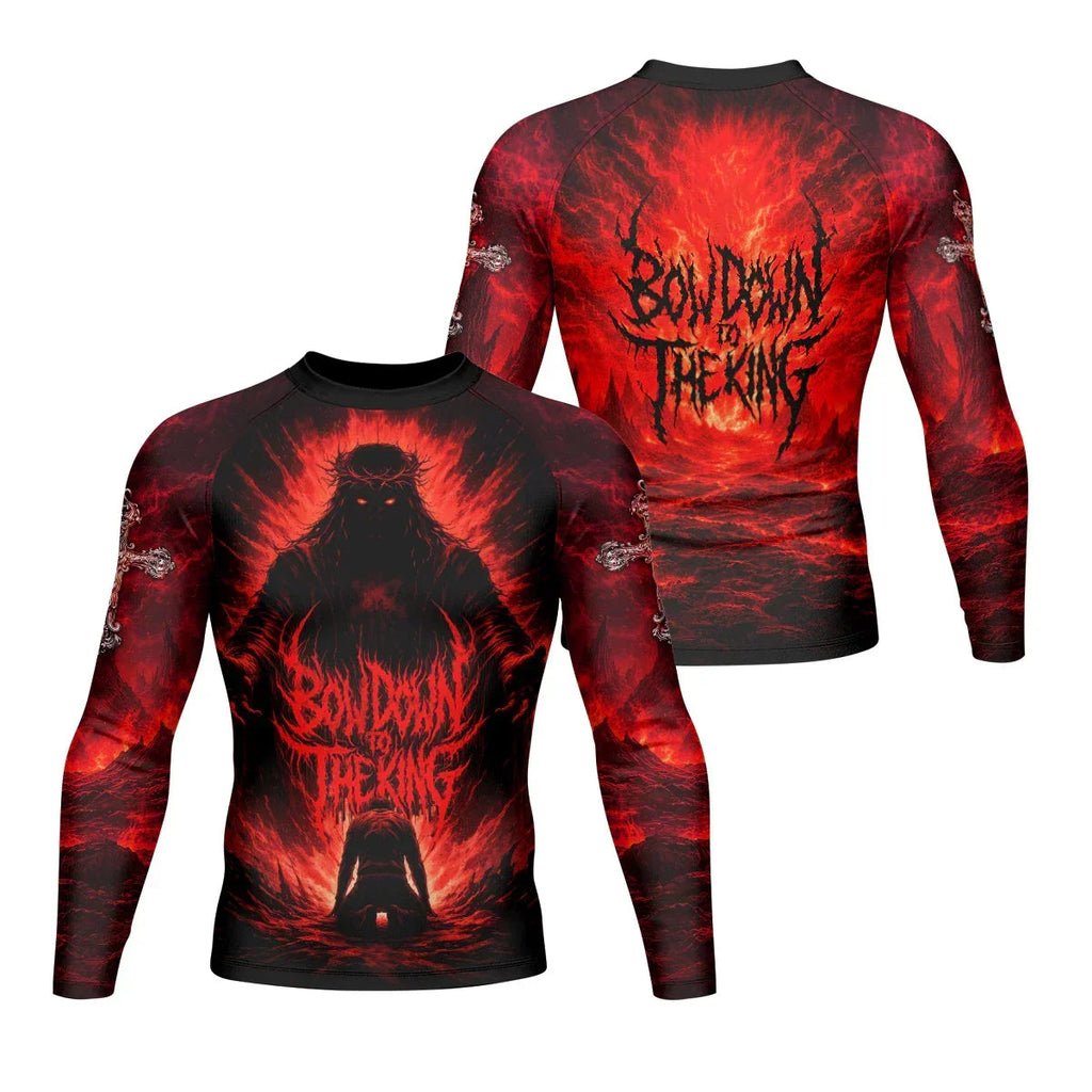 Bow Down To The King Rash Guard
