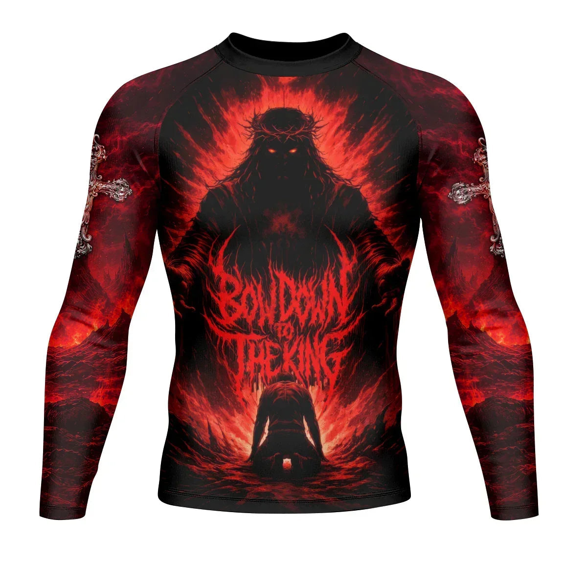 Bow Down To The King Rash Guard