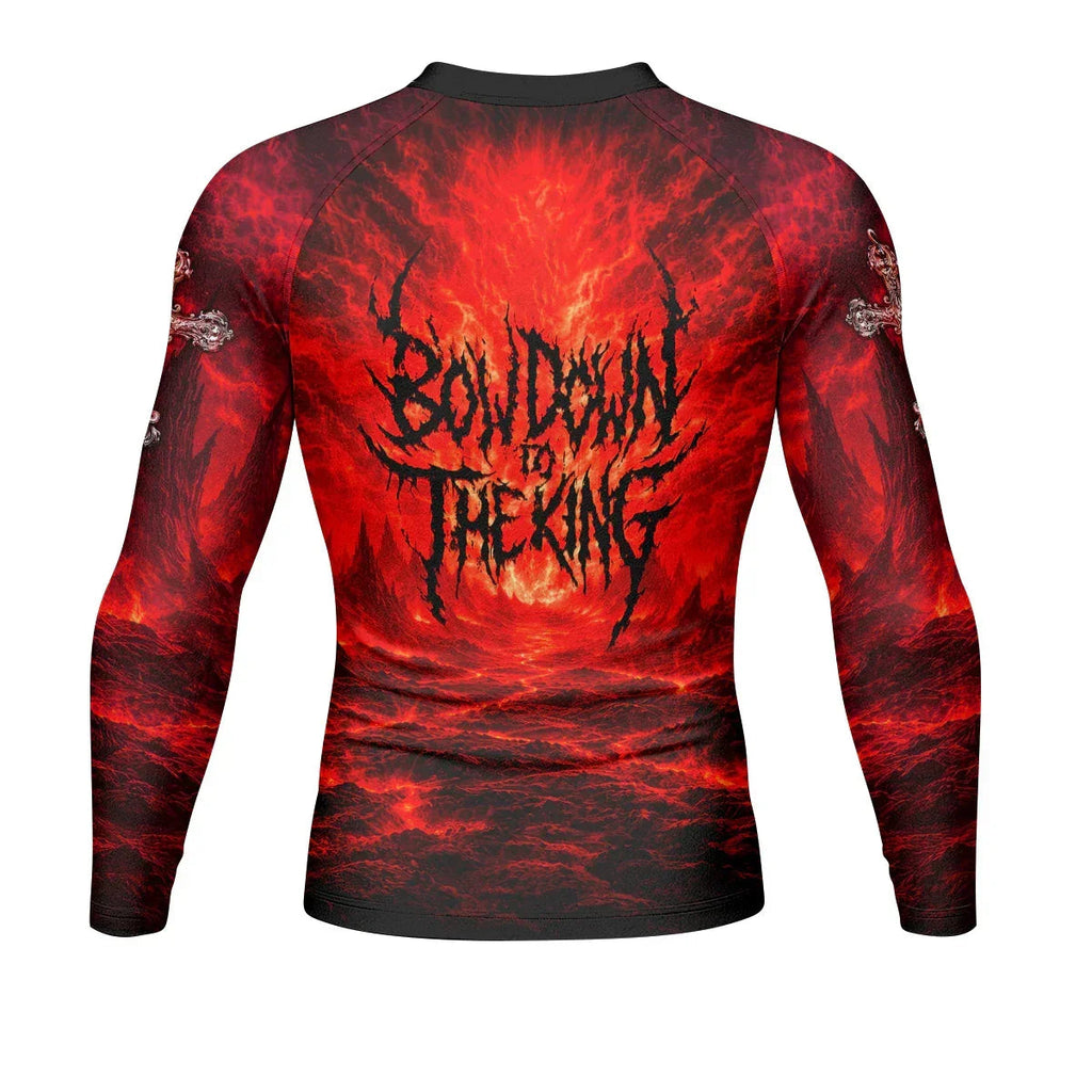 Bow Down To The King Rash Guard