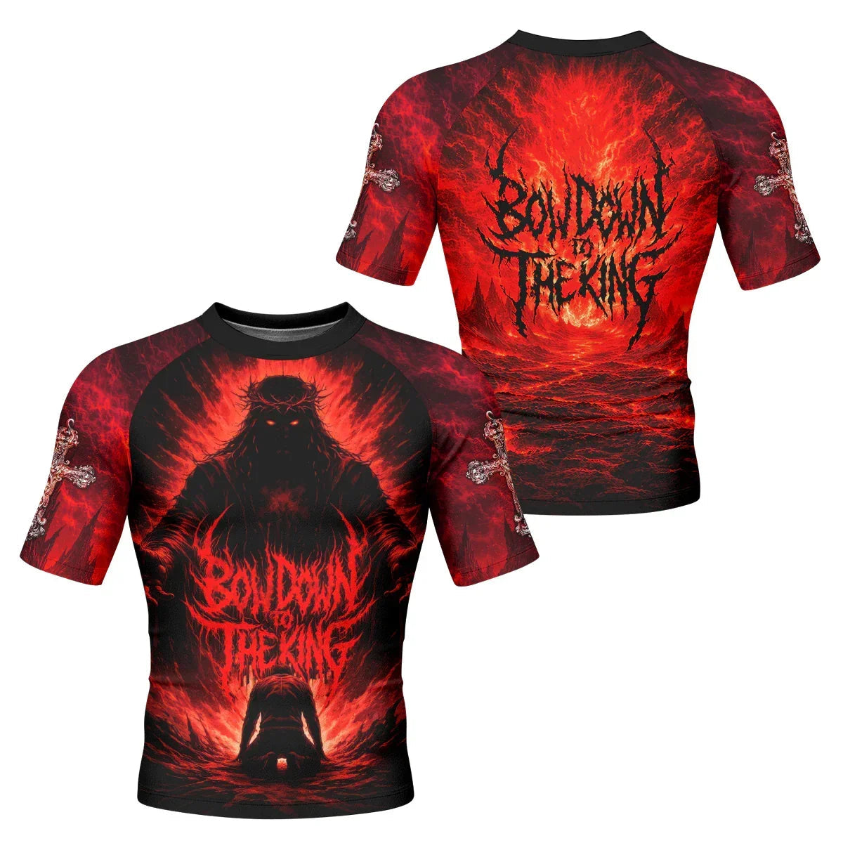 Bow Down To The King Rash Guard