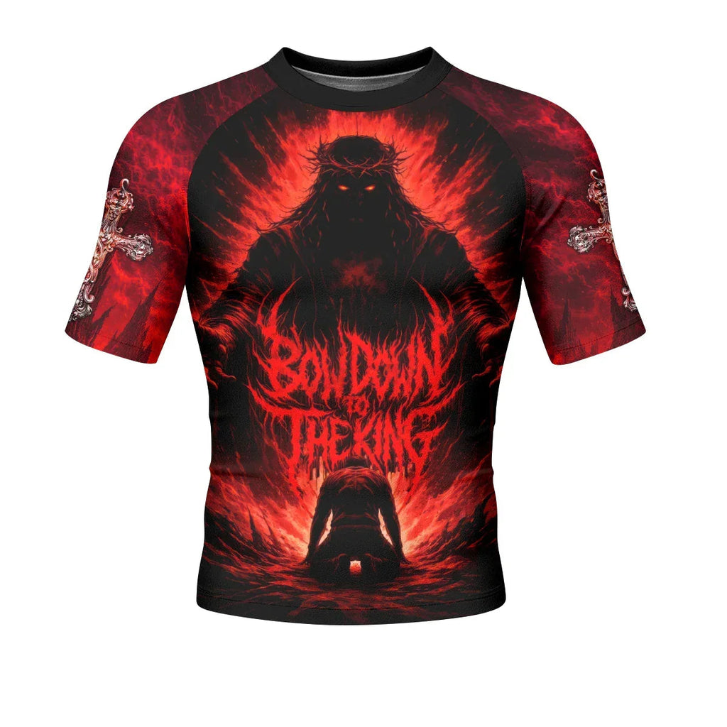 Bow Down To The King Rash Guard
