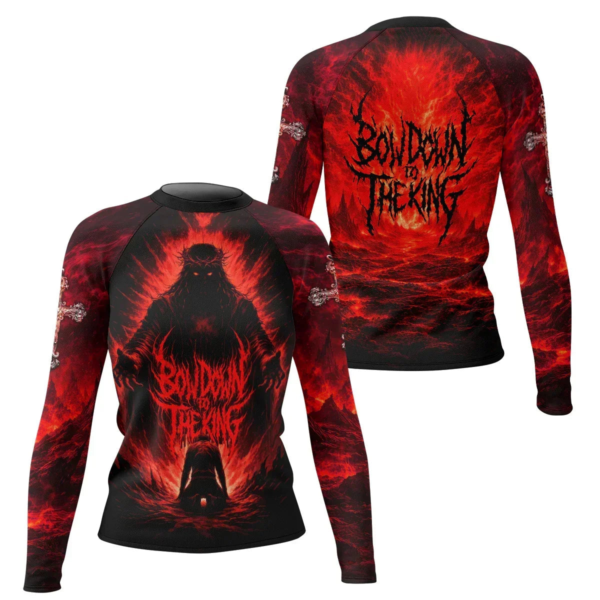 Bow Down To The King Rash Guard