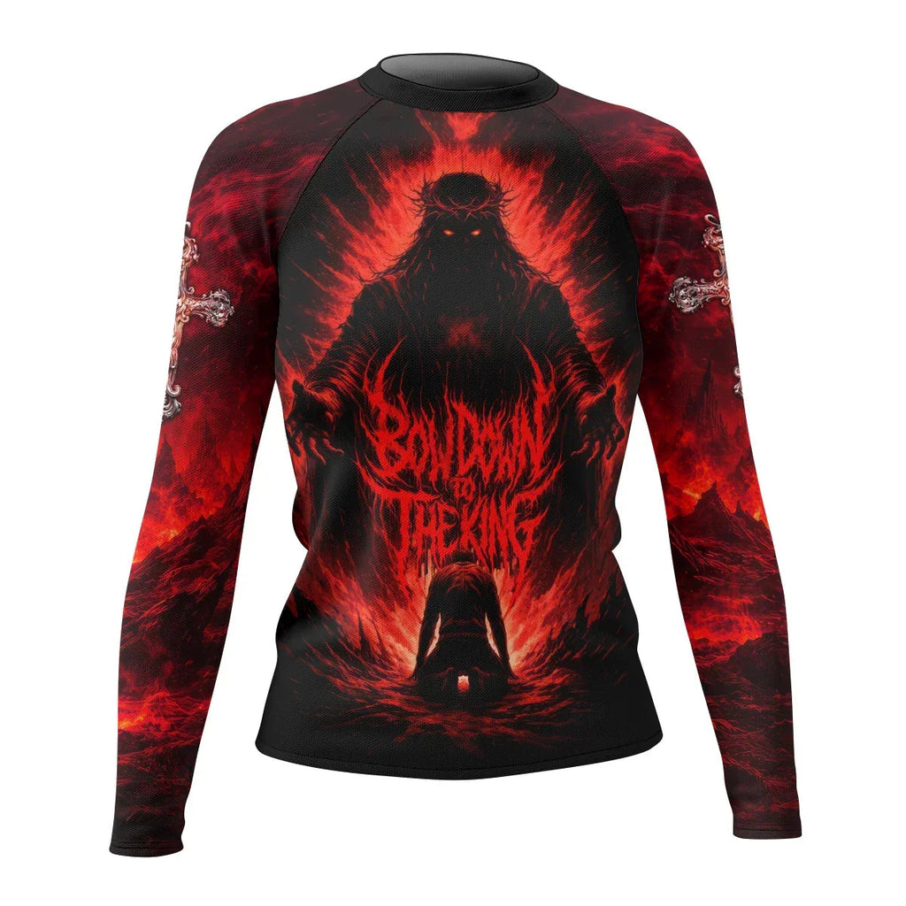 Bow Down To The King Rash Guard