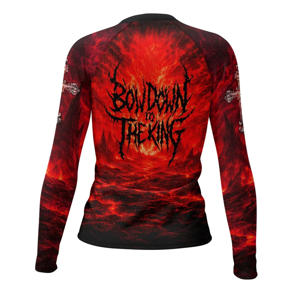 Bow Down To The King Rash Guard