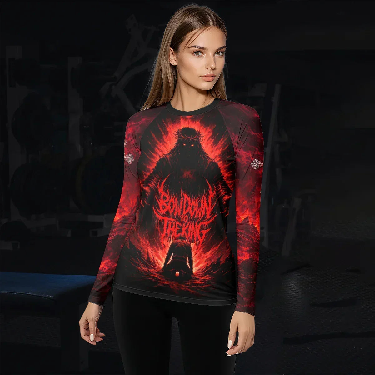 Bow Down To The King Rash Guard