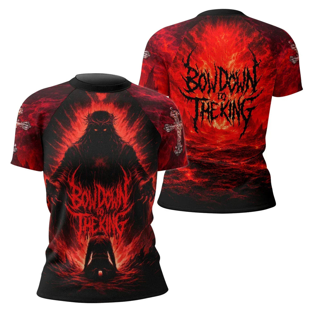 Bow Down To The King Rash Guard