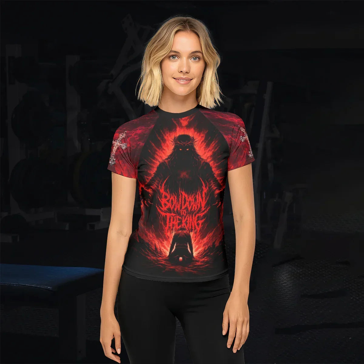 Bow Down To The King Rash Guard