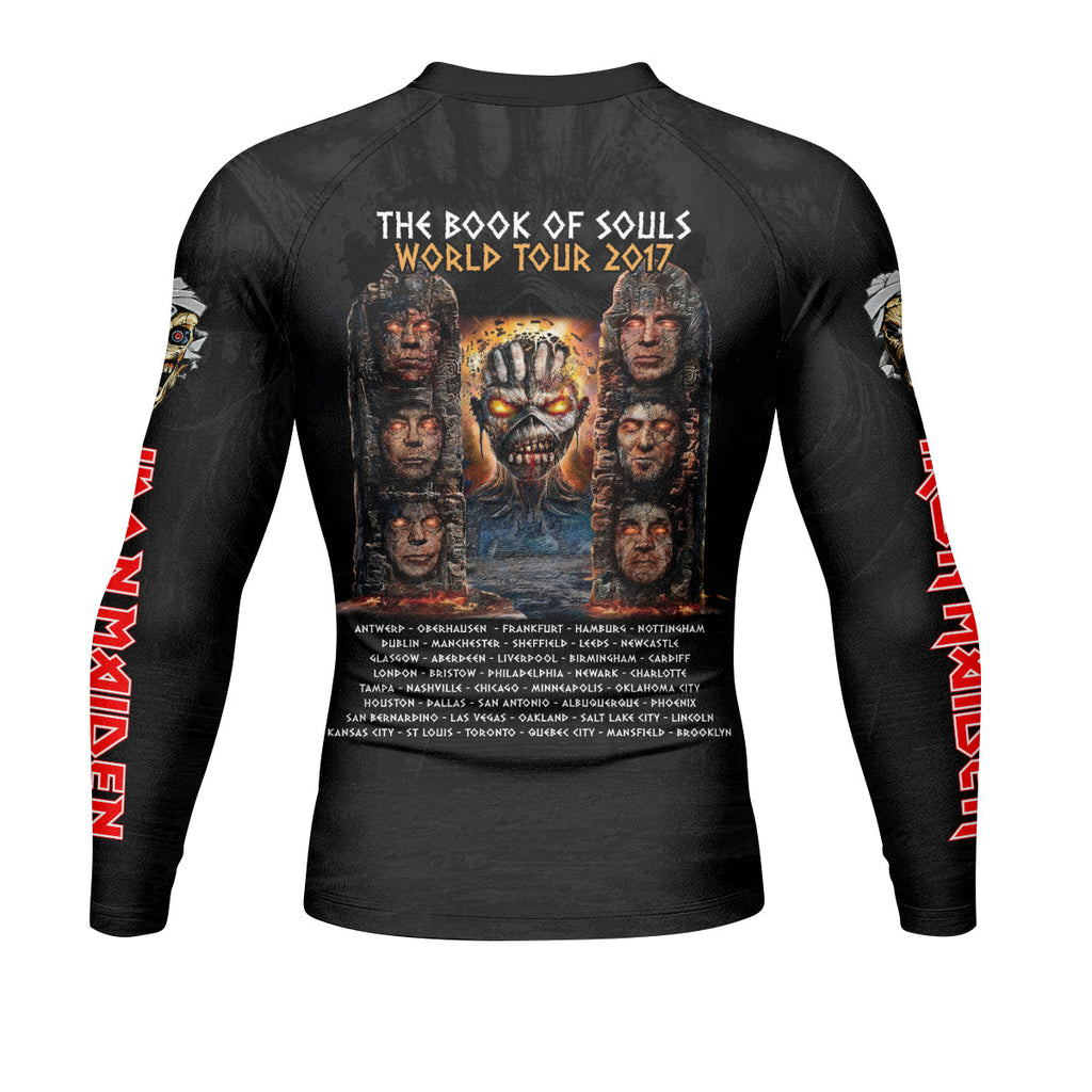 Iron Maiden The Book Of Souls Rash Guard