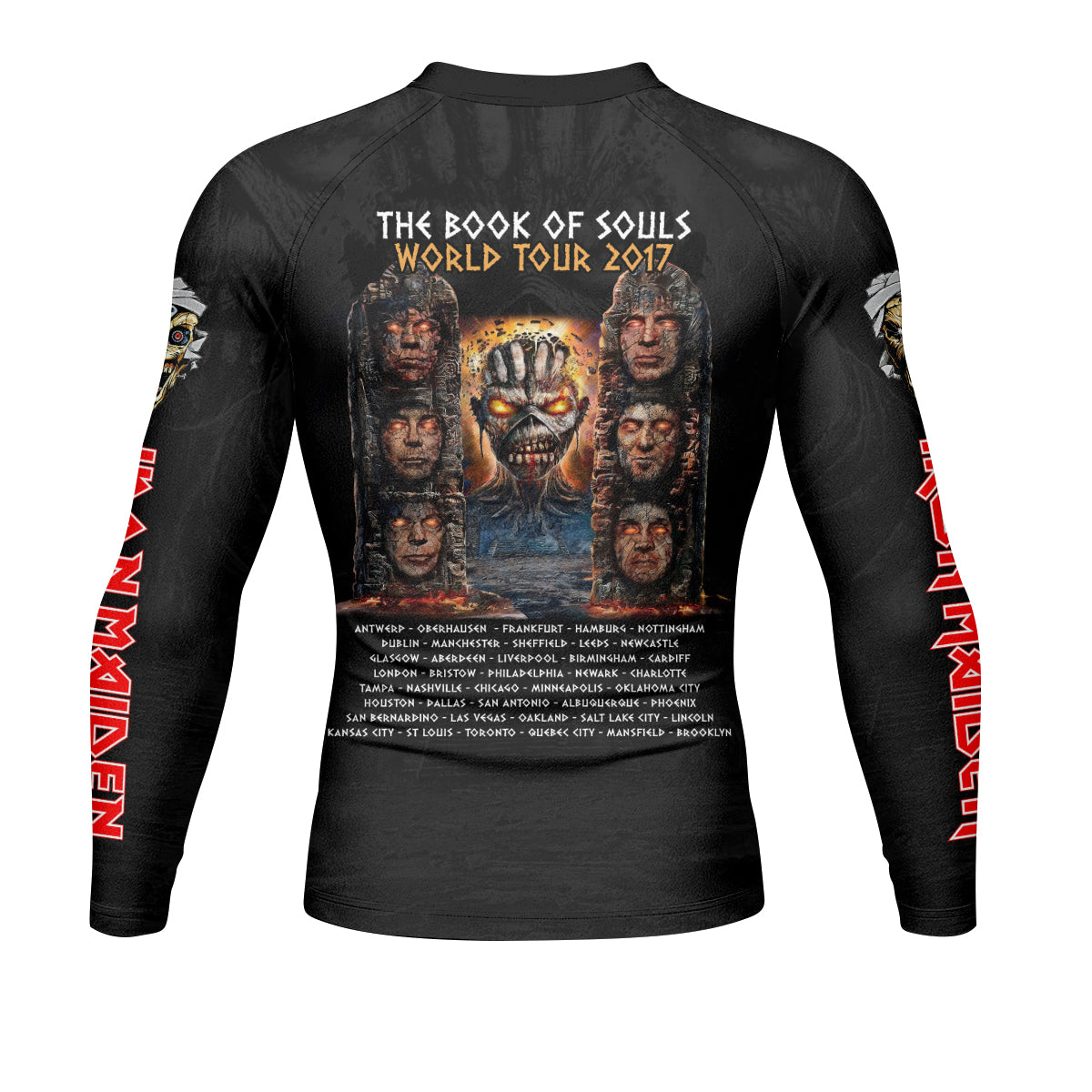 Iron Maiden The Book Of Souls Rash Guard