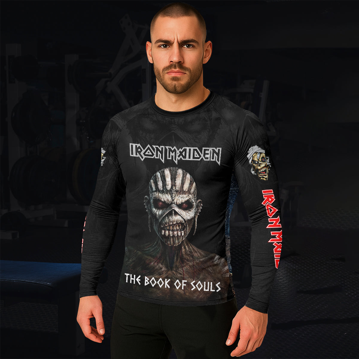 Iron Maiden The Book Of Souls Rash Guard