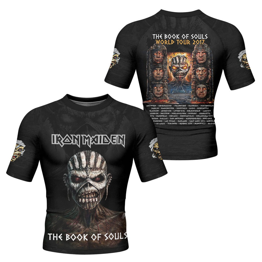 Iron Maiden The Book Of Souls Rash Guard