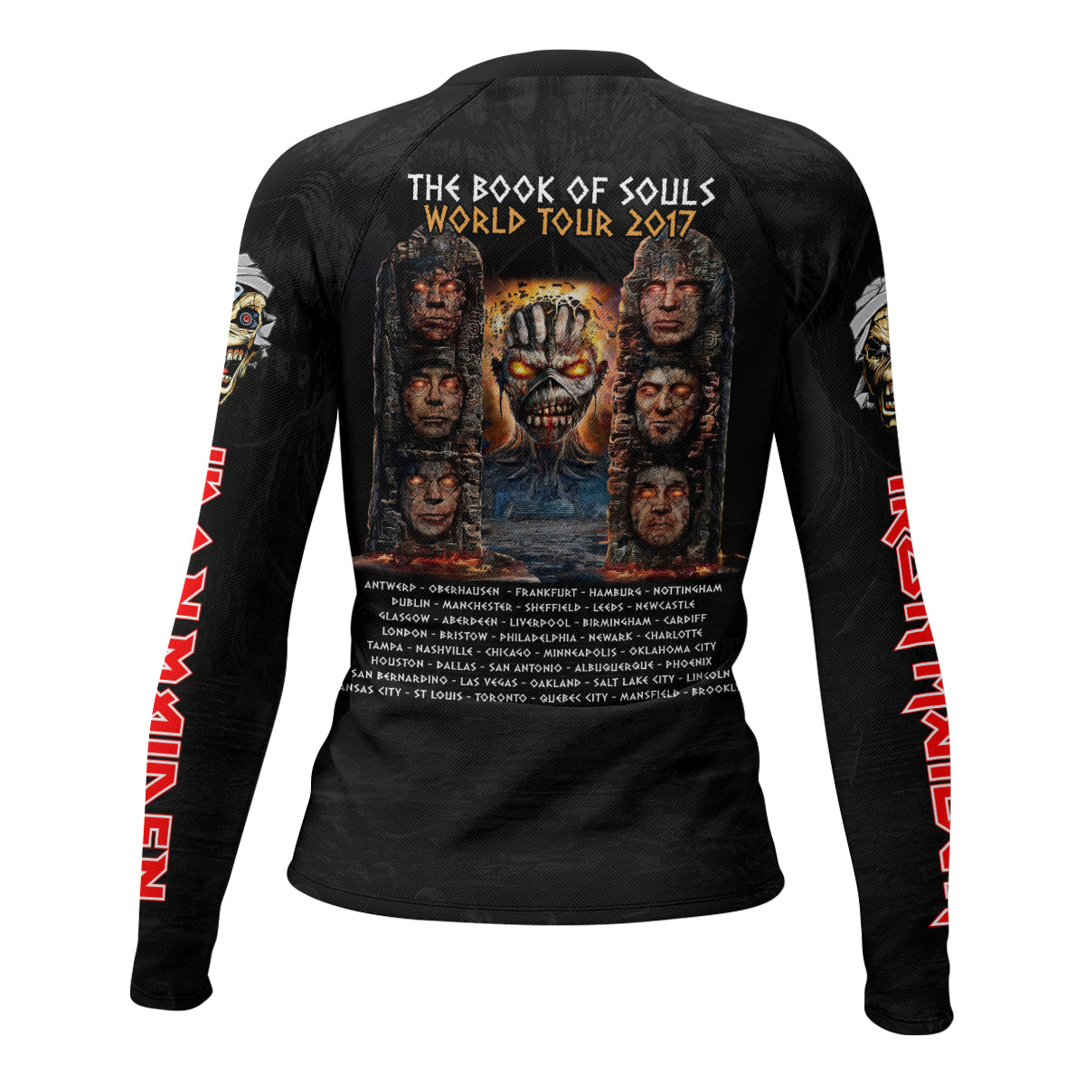 Iron Maiden The Book Of Souls Rash Guard