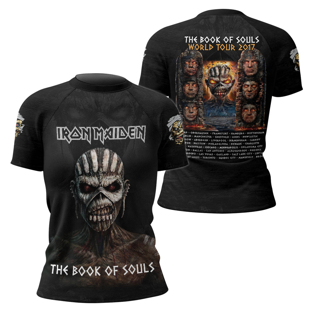 Iron Maiden The Book Of Souls Rash Guard