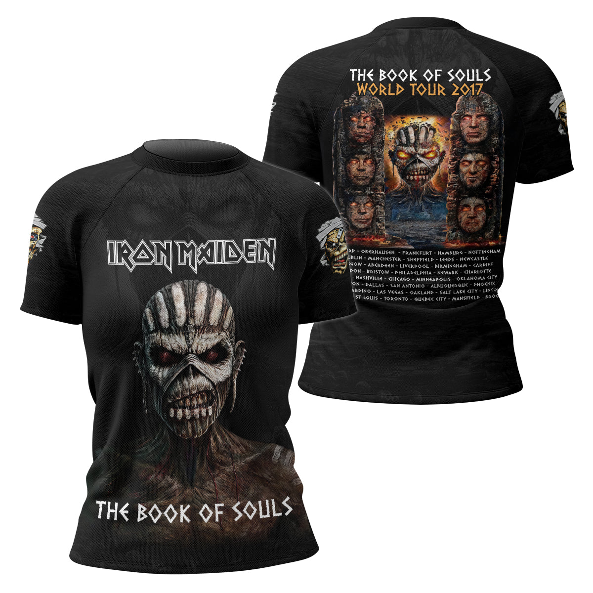 Iron Maiden The Book Of Souls Rash Guard