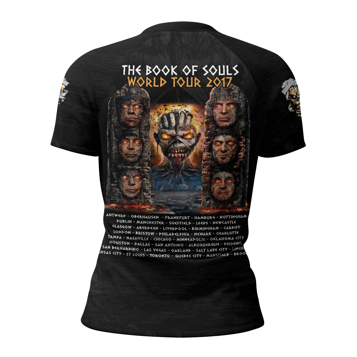 Iron Maiden The Book Of Souls Rash Guard
