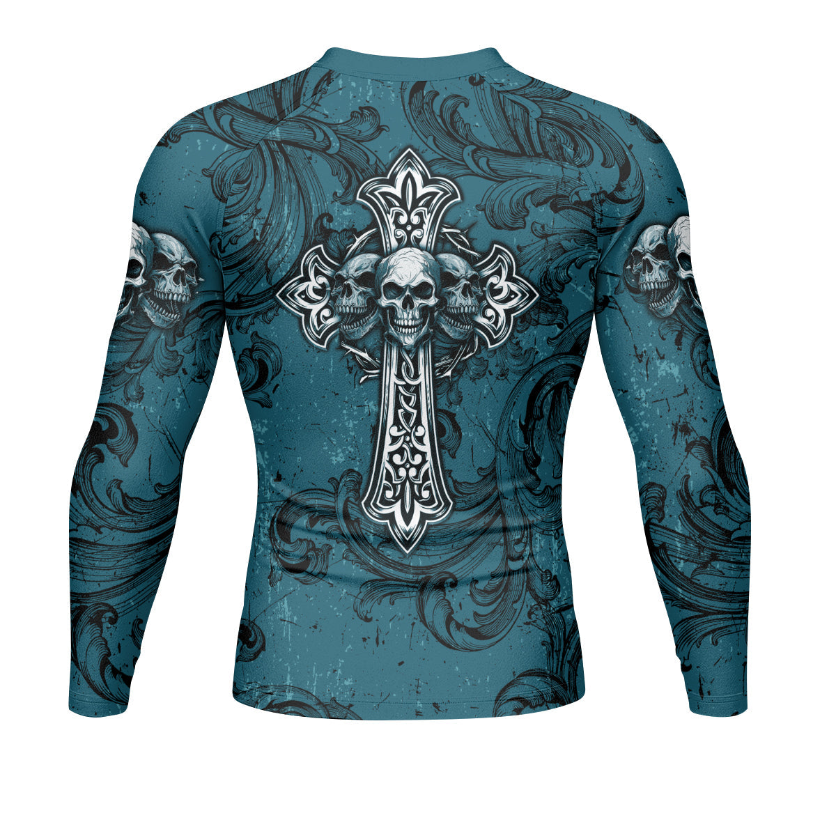 Memento Mori Skull Cross Rash Guard
