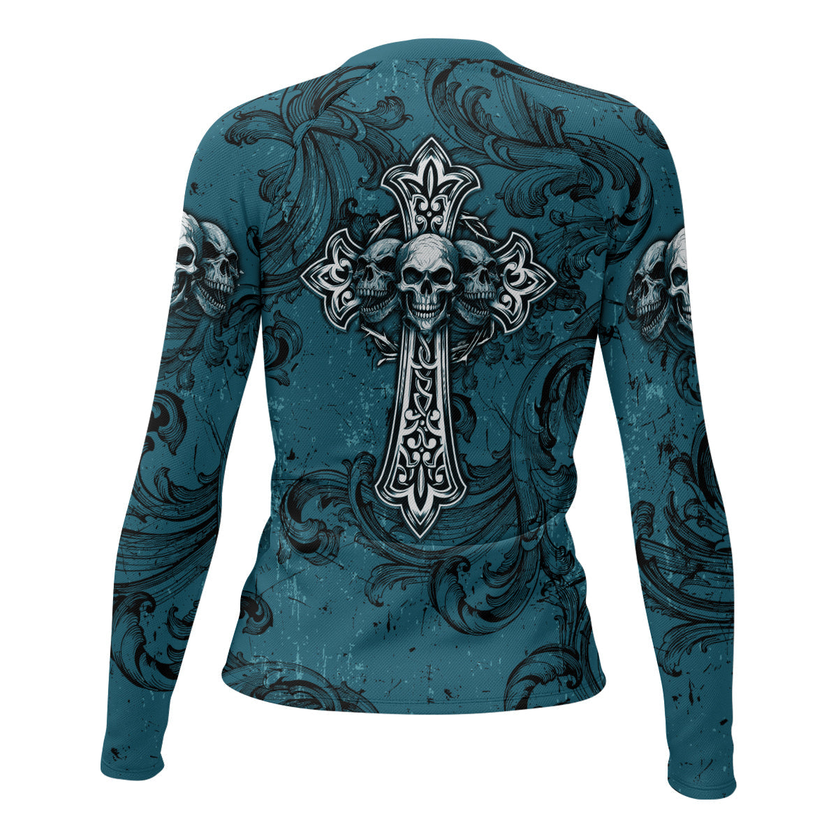 Memento Mori Skull Cross Rash Guard