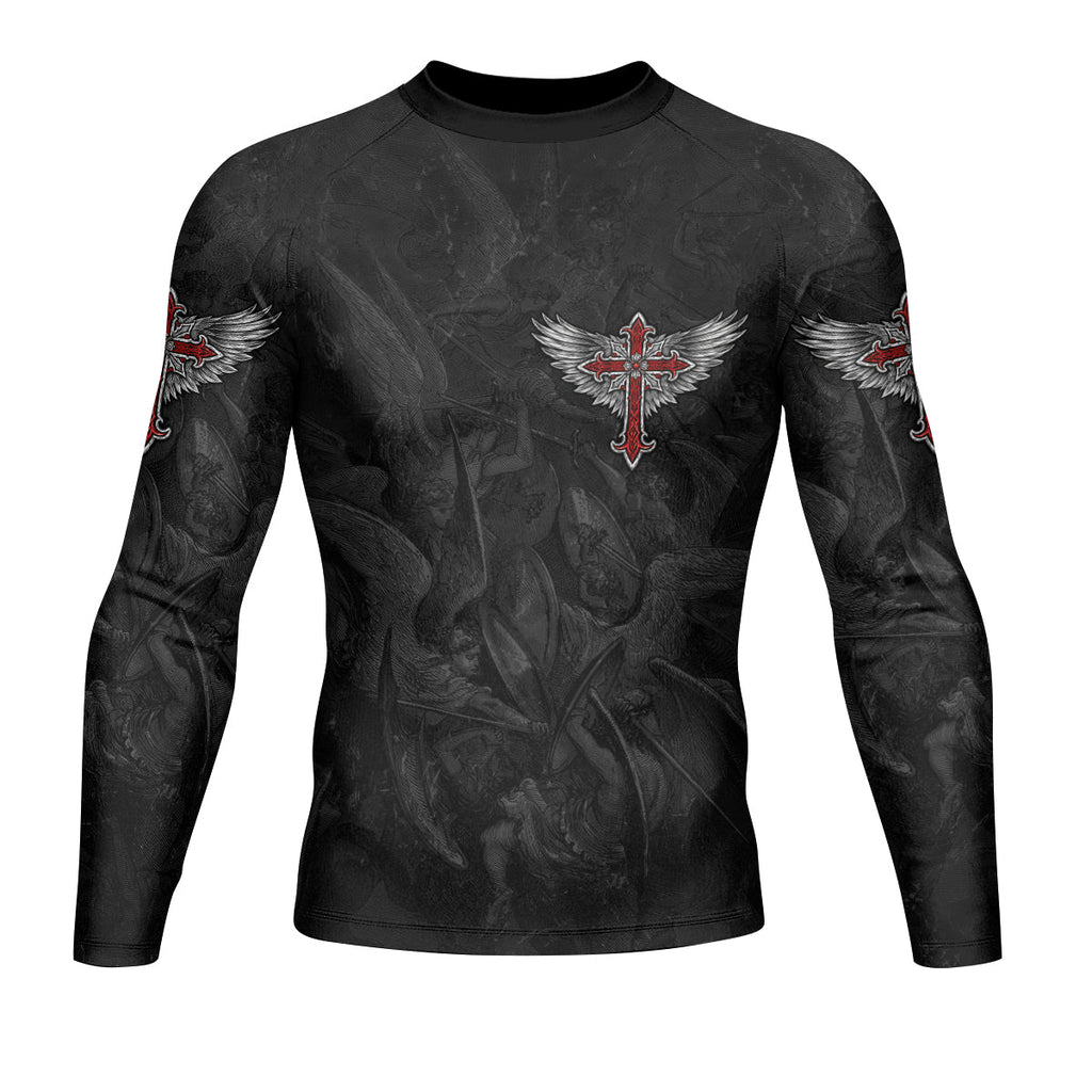 Gothic Spine Wings Rash Guard