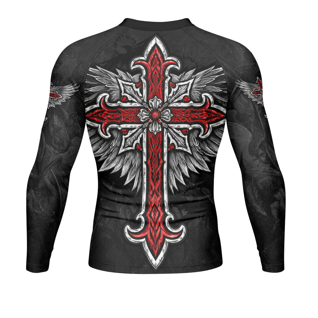 Gothic Spine Wings Rash Guard