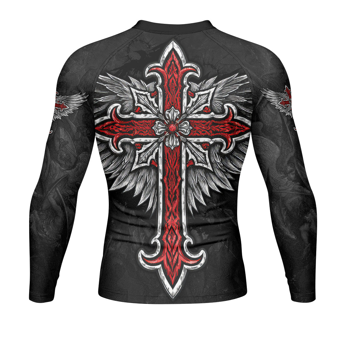 Gothic Spine Wings Rash Guard