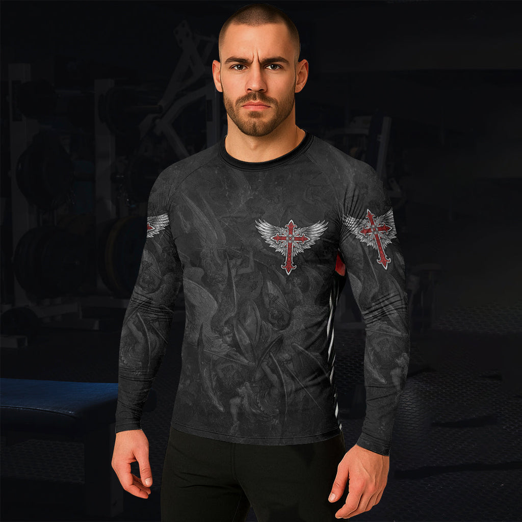 Gothic Spine Wings Rash Guard