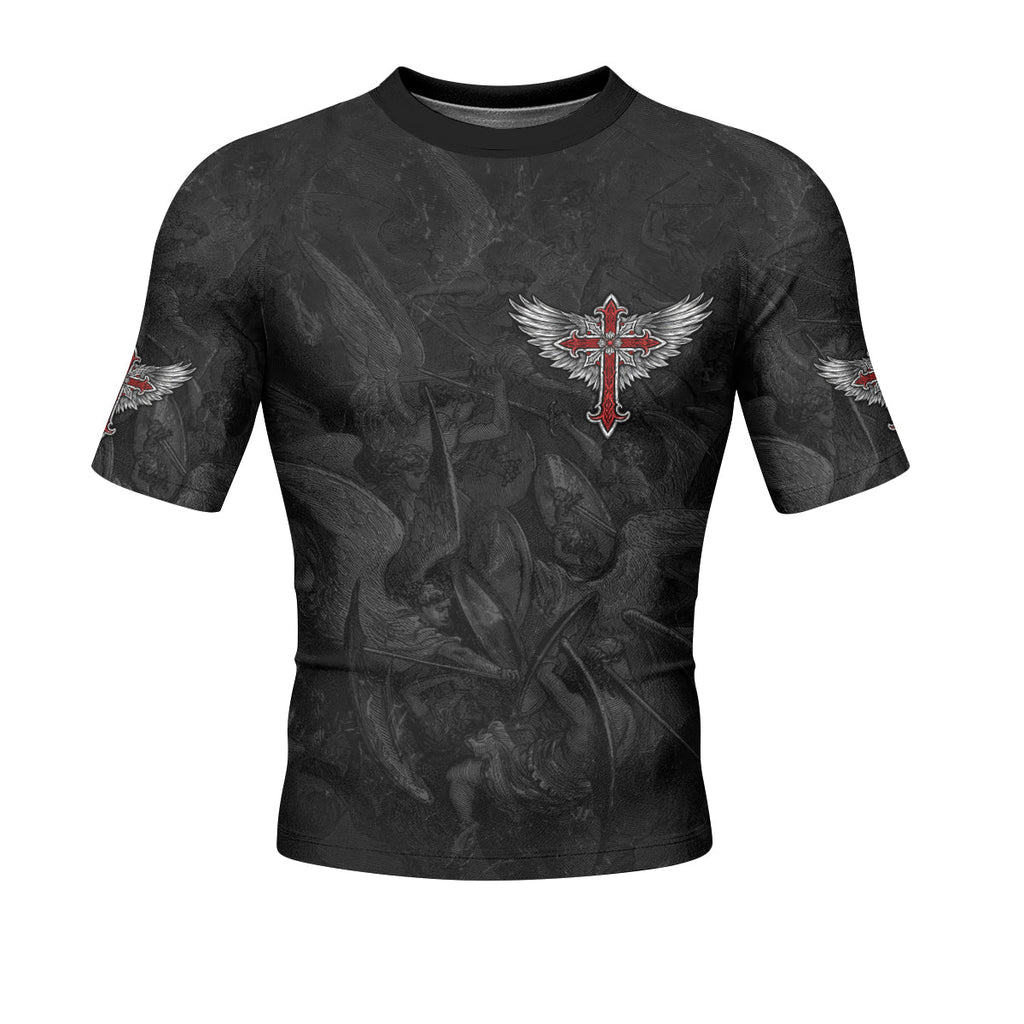 Gothic Spine Wings Rash Guard
