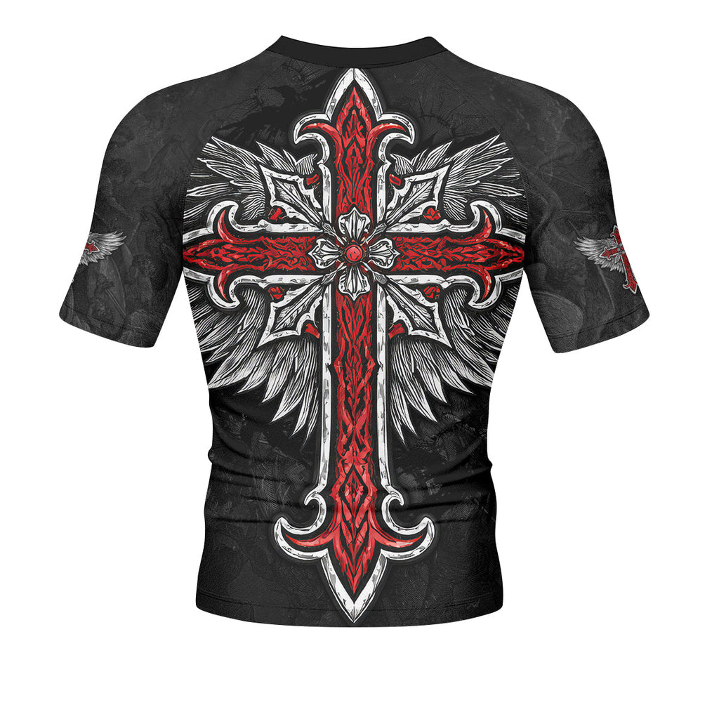 Gothic Spine Wings Rash Guard