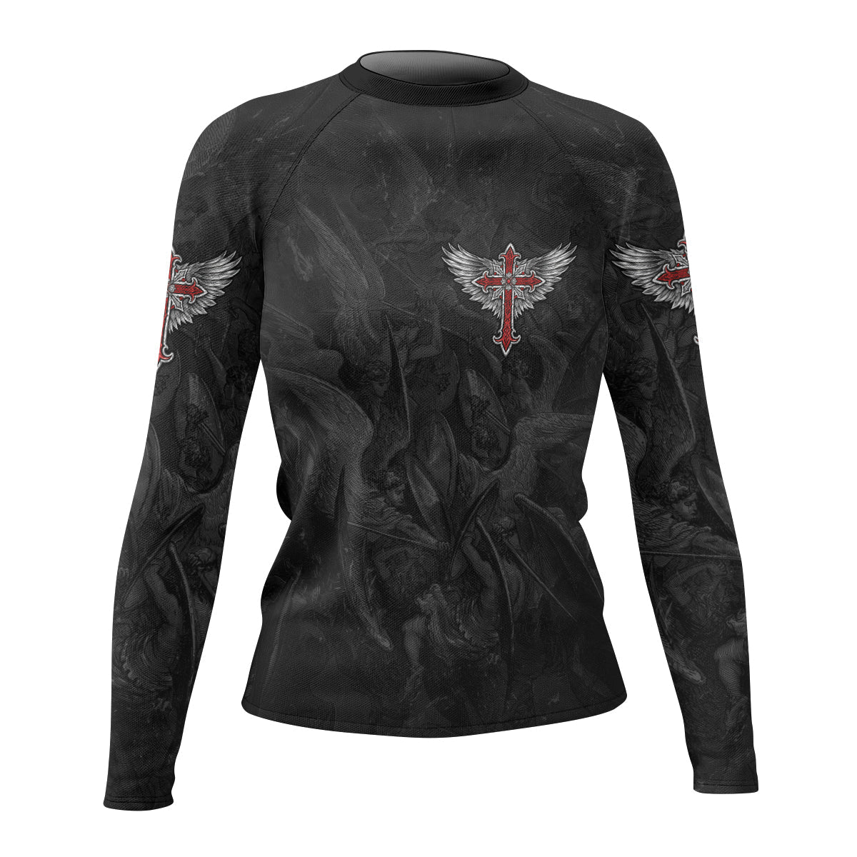 Gothic Spine Wings Rash Guard