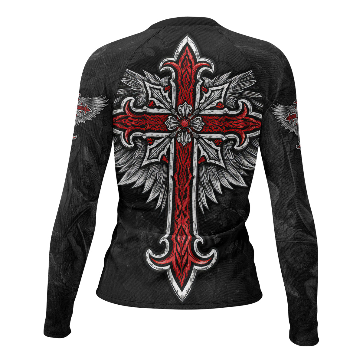 Gothic Spine Wings Rash Guard