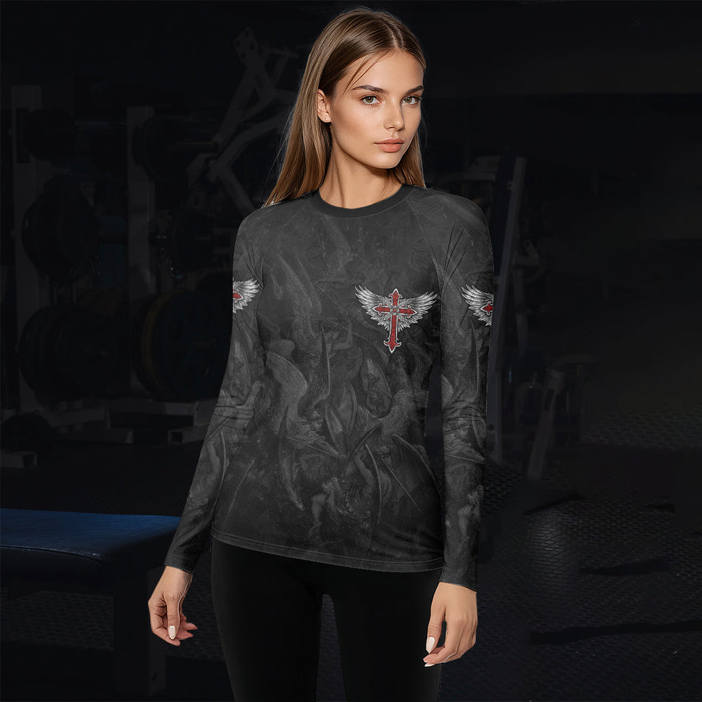 Gothic Spine Wings Rash Guard