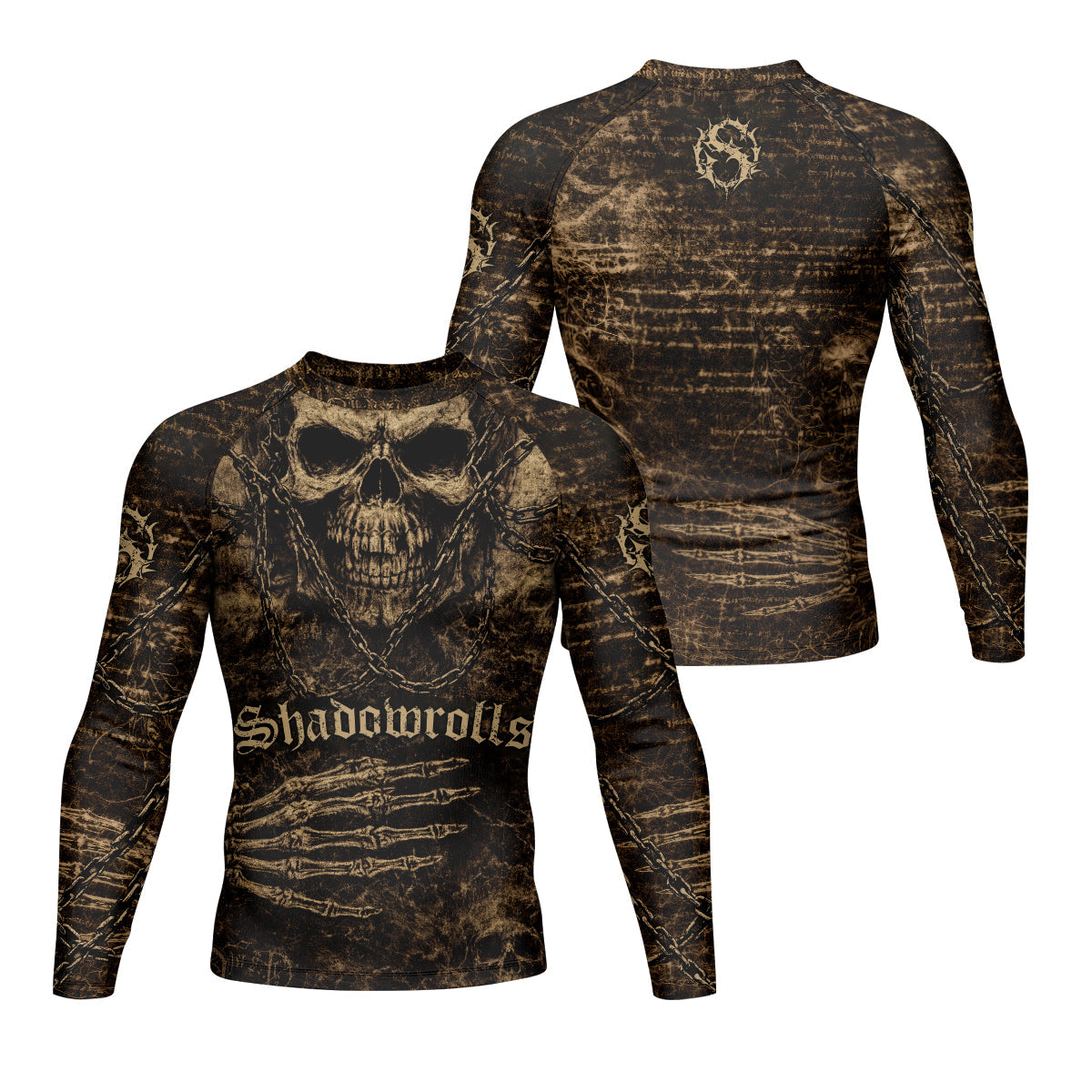 Shadowrolls Skull Chain Rash Guard
