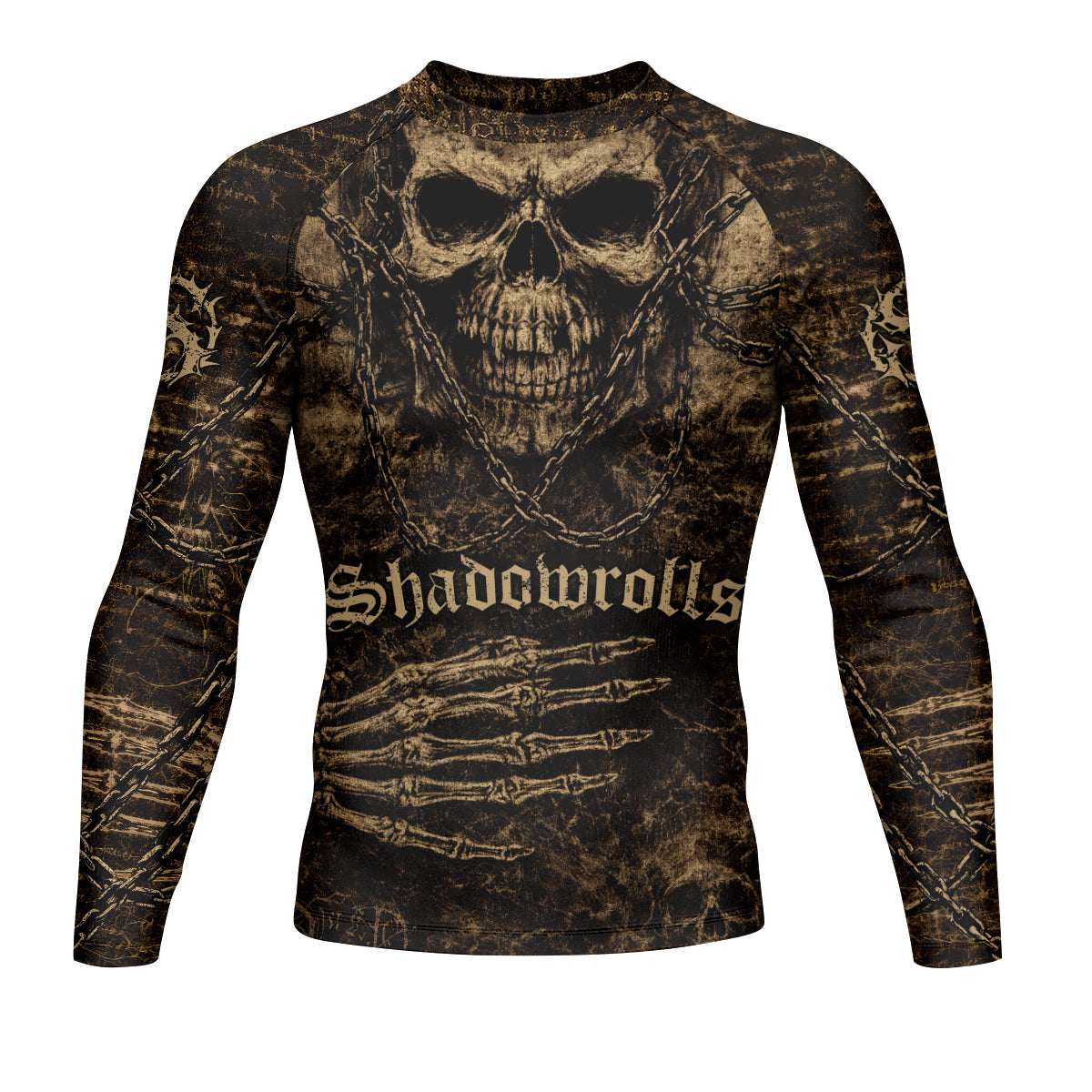 Shadowrolls Skull Chain Rash Guard