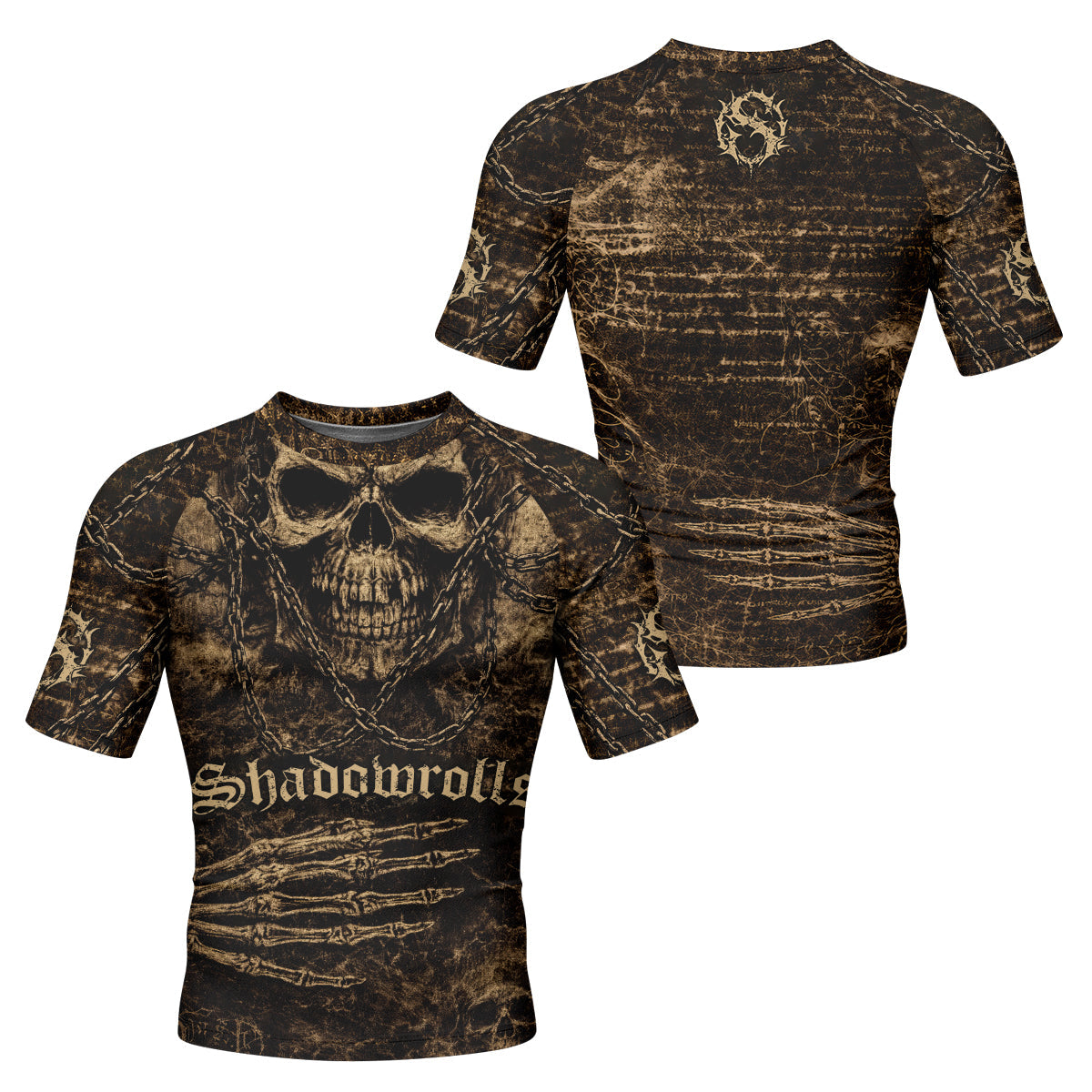 Shadowrolls Skull Chain Rash Guard