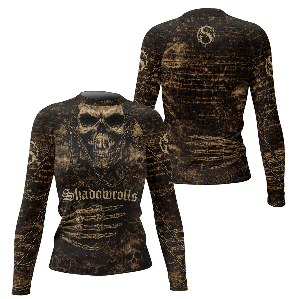 Shadowrolls Skull Chain Rash Guard