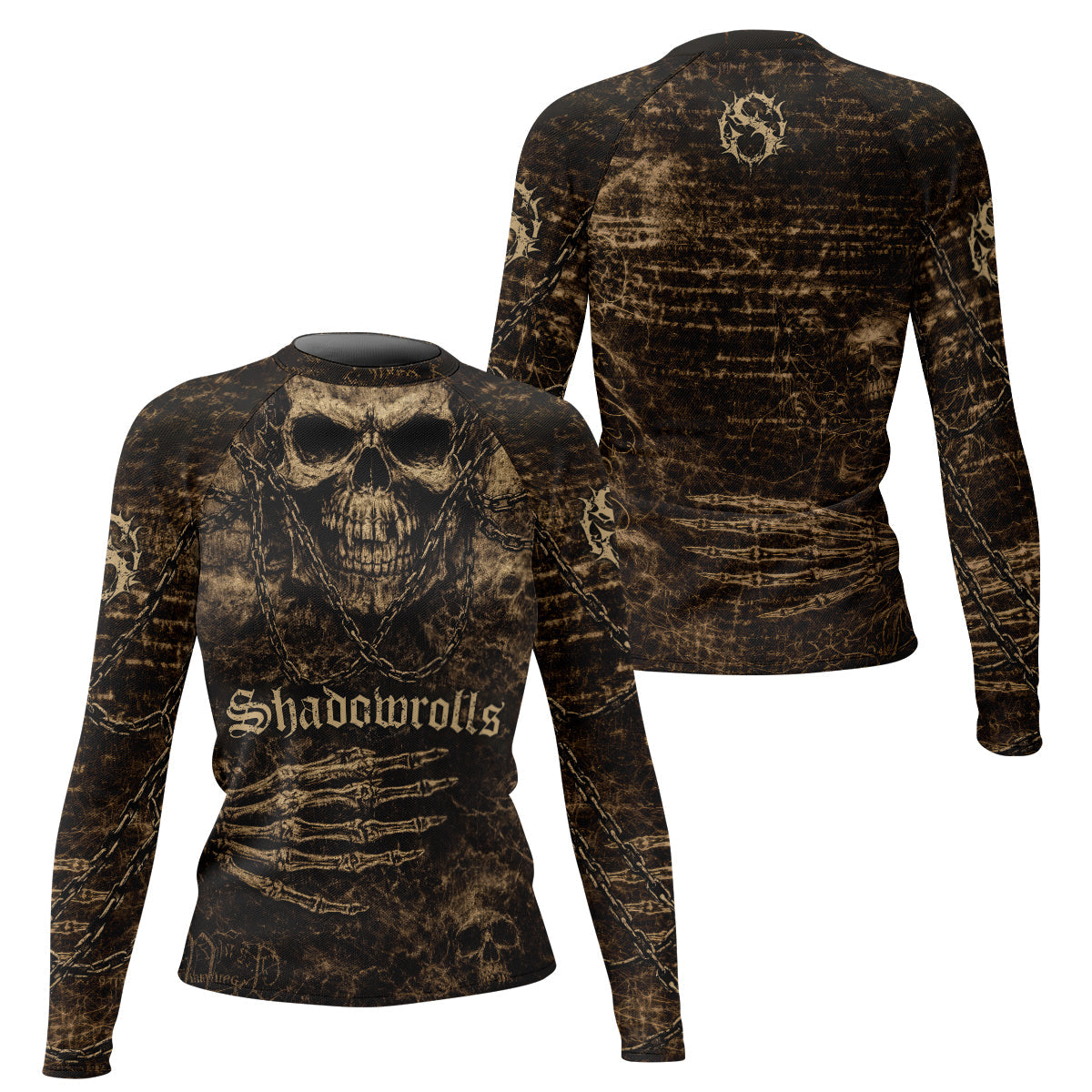 Shadowrolls Skull Chain Rash Guard